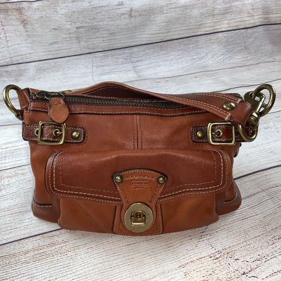 Coach Handbags - Coach 65th Legacy Vachetta Whiskey Brown Purse Bag